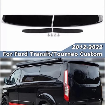 Dachspoiler für Ford Transit Tourneo Custom 2012-2022 Heckspoiler Schwarz Glanz