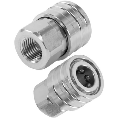 #ad #ad Pressure Washer Quick Connect Fittings 1 4 Inch Stainless Steel 5000 PSI Coupler $20.18