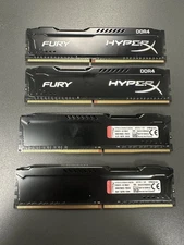 HyperX Fury 32GB (4 x 8GB) DDR4 2133MHz HX421C14FB2K4/32