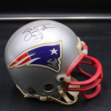 Sam Gash Signed Riddell Mini Helmet New England Patriots Autograph ZJ22346