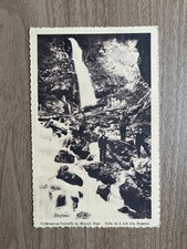 Vintage Romania Postcard Busteni Urlatoarea Waterfall Munții Jepi Posted Stamps