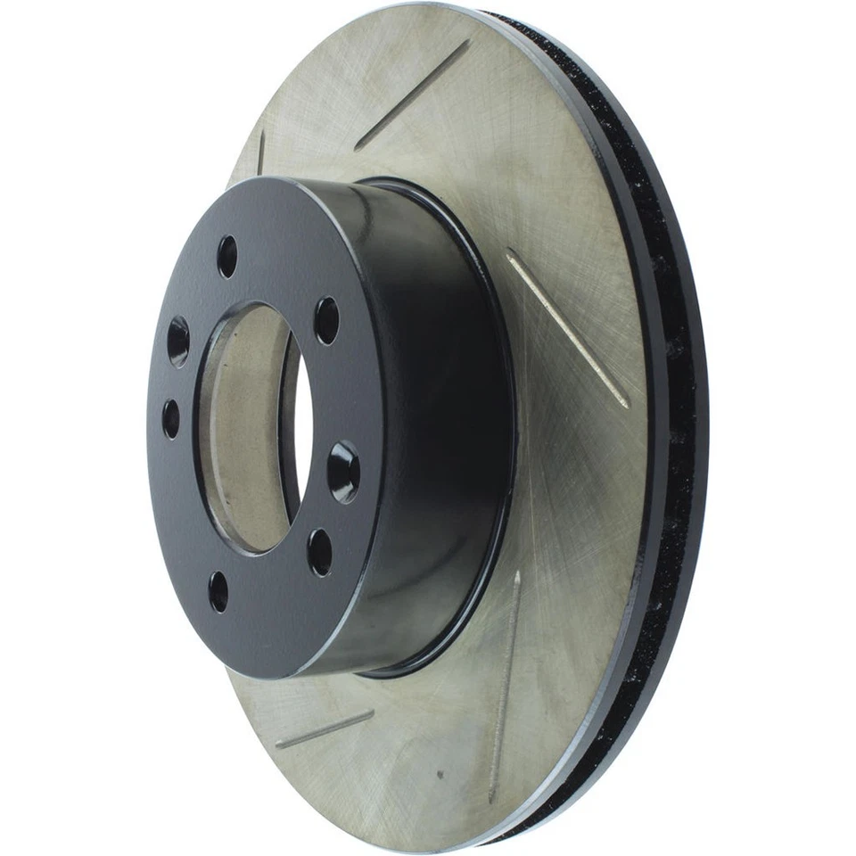 StopTech 126.45022SR Front Right Slotted Brake Disc Rotor for 1986-92 Mazda RX-7 - Image 2 of 4