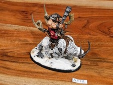 Warhammer Fantasy AOS Ogor Mawtribes Mournfang Rider Musician Well Painted AX12