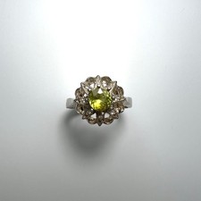 0.7ct Natural Titanite Sphene 925 Silver / Gold/ Platinum ring