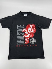 Vintage Ohio State Buckeyes Brutus Single Stitch T Shirt Medium Mascot