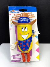Hostess Twinkie the Kid Plastic Container Vintage Advertising Cowboy Western