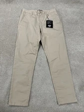 Under 510 U-510 Pants Mens 28x26 Core Stretch Chino Khaki Tan Casual