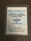 New ListingCOOPER FLAGG 2025-26 BOWMAN CHROME ROOKIE AUTO BLUE X-FRACTOR REFRACTOR