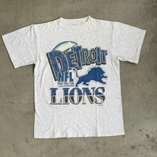 Vintage 90s Detroit Lions NFL Football Big Sp...