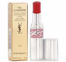 YSL Yves Saint Laurent Loveshine Caring Lipstick 210 PASSION RED Full Size 3.2 g