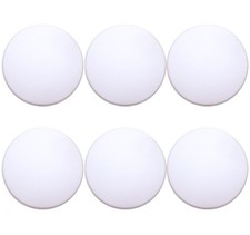 Door Stoppers 6 Pcs Door Stops Wall Protector. 2" White Silicone Door Bumpers...