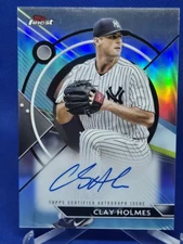 2023 Topps Finest Autographs Clay Holmes Refractor Auto SP #FA-CH New York