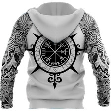 Viking Tattoo All-Over Print Hoodie