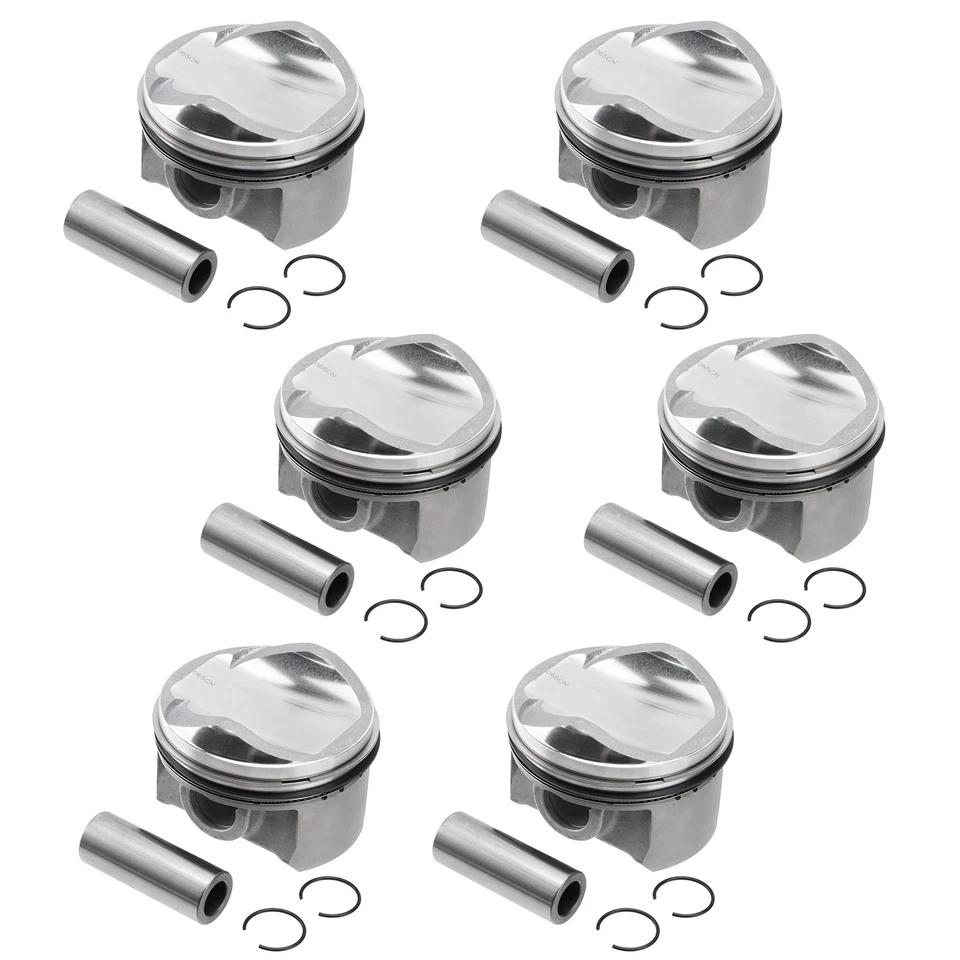 6Pcs Connecting Rod & Pistons Rings & Gasket Set For Audi A7 A6 A4 Quattro 3.0T - Image 4 of 4