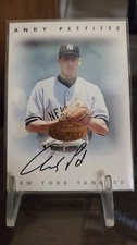 1996 Leaf Signature Series - Autographs Andy Pettitte Bronze (AU)