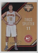 2015-16 Panini Totally Certified Mirror Gold 1/10 Tiago Splitter #117 3d3