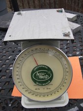 Accu-Weigh Dial Scale, Range: 0-40 Lbs., Top Dimensions: 7.5" x 7.5"