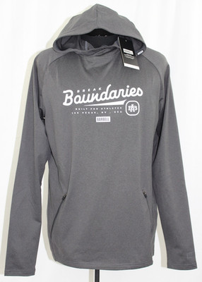 Men NWT Barbell Break Boundaries Stealth Hoodie Long Sleeve Shirt Sweatshirt Sm