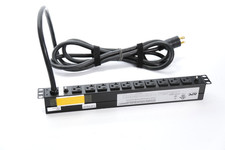 APC AP9562 Basic PDU Power Distribution Unit 1U 30A 120V 10 NEMA 5-20R, L5-30P
