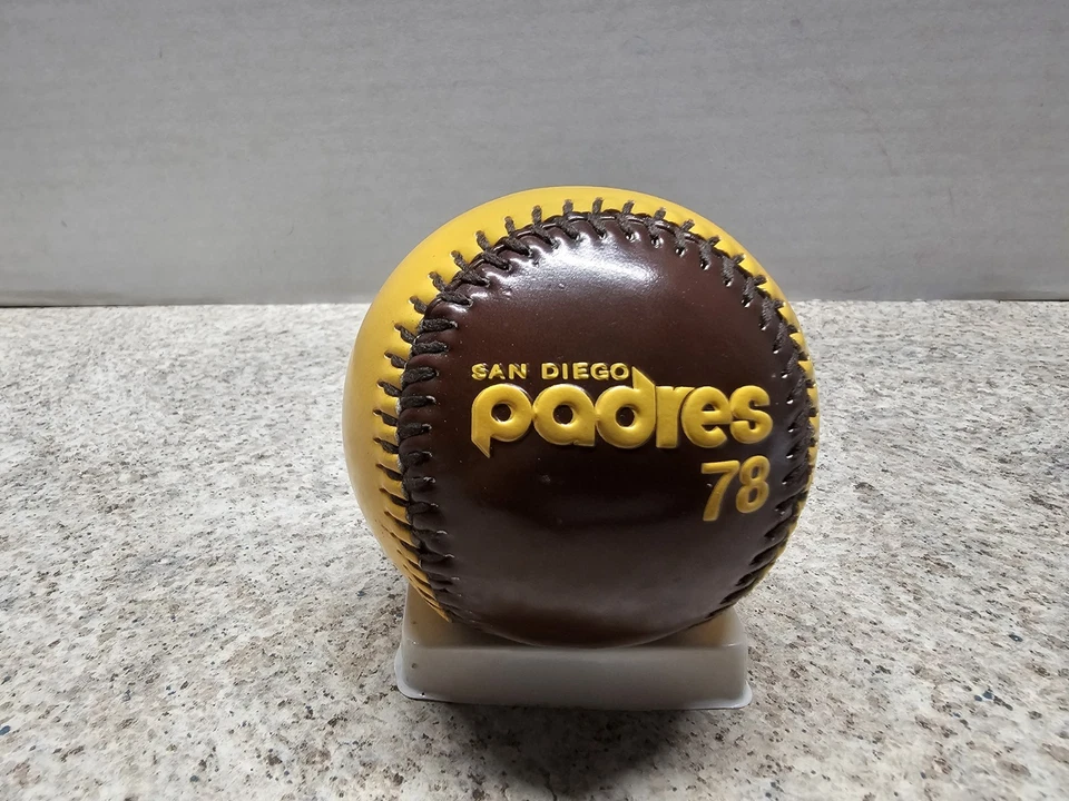 Phil Nevin San Diego Padres MLB Autographed Baseball 2002 Fotoball No COA  - Image 2 of 4