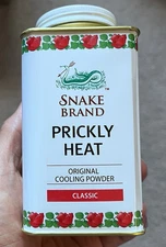Pang Yen,Prickly Heat,Original Cooling Powder,Classic,Snake Brand, 140gram