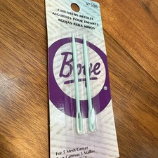 Boye Children's Sewing Needles for 5 Mesh Canvas Large Eye USA 3 7508 Set 2