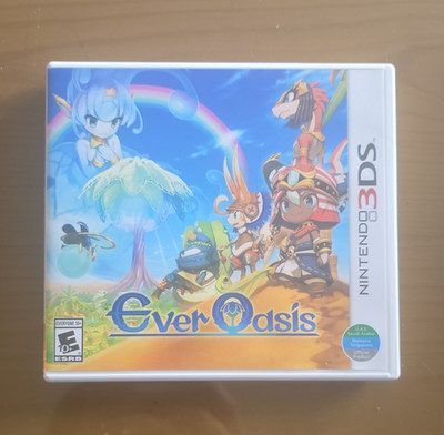 Nintendo Ever Oasis Nintendo 3DS Role Playing Game E10+ 2017 Manual