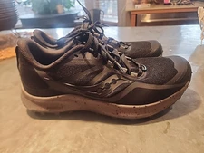 Saucony Peregrine 12 - S10738-05 Black Running Shoes Sneakers Size 8 Womens