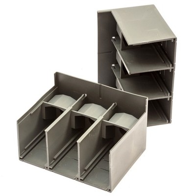 ABB HIGH TERMINAL ABDECKUNGEN DREIPOLIG 3P 2 STÜCK T5 1SDA054960R1 KT5HTC-3