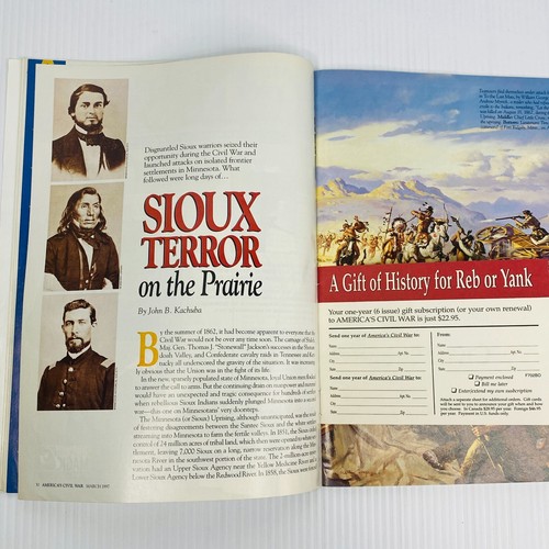 America's Civil War Mar 1997 Magazine John Taylor Wood Navy Winchester Kentucky - Picture 8 of 11
