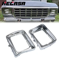 Headlight Bezel Trim For 1978-1979 Ford F100 F150 F250 F350 Bronco # FO2513115