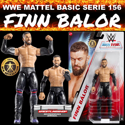 WWE MATTEL BASIC MAIN EVENT SERIE 156 FINN BALOR WRESTLING ACTION FIGUR ELITE NW
