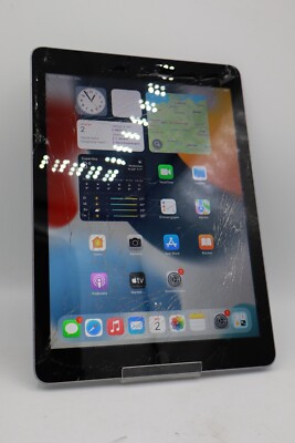 Apple iPad 6.Gen 2018 32GB WiFi  Wlan Space Grau Displayschaden A1893 #5048