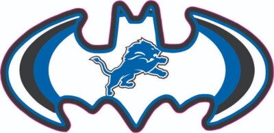 batman mini football helmet Lions Batman Mini Football Helmet Decals