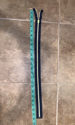 Original YKK Zippers from Japan. 24 Inch Jacket Zipper. Navy