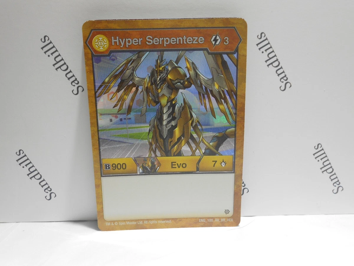 Bakugan Hyper Serpenteze Card Evo Bakugan Resurgence ENG 100