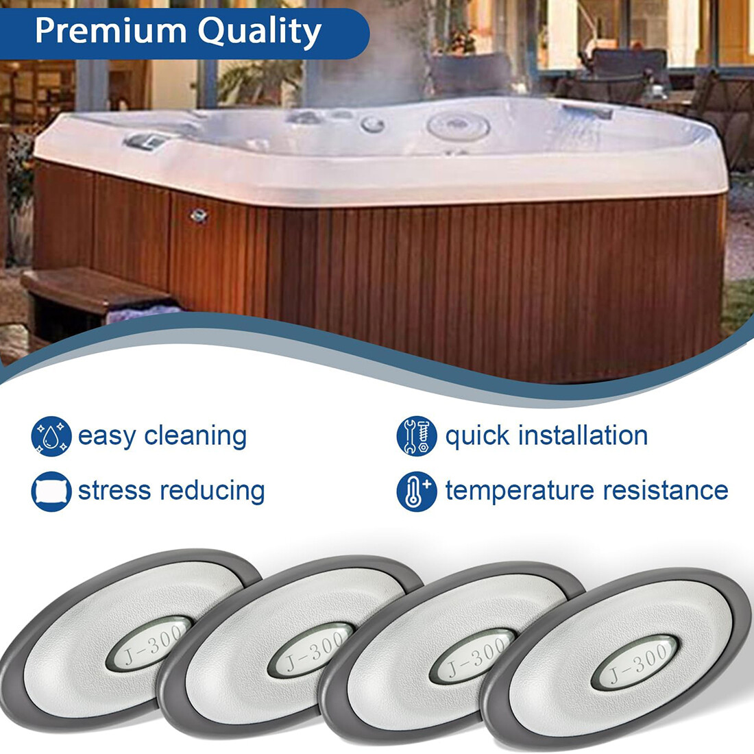 Spa Pillow For Jacuzzi J-300 Series Hot Tubs (2004-2017) – Replaces 2455-263