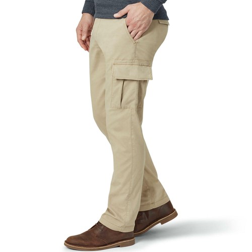 Lee Men's Khaki Casual Twill Motion 
