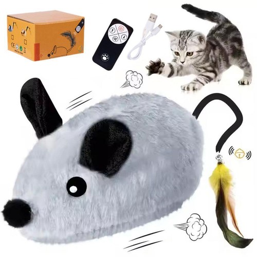 Cat Toy Simulation Electric Mouse Intelligent Induction Remote Control` T9X J5X2 - Picture 11 of 19