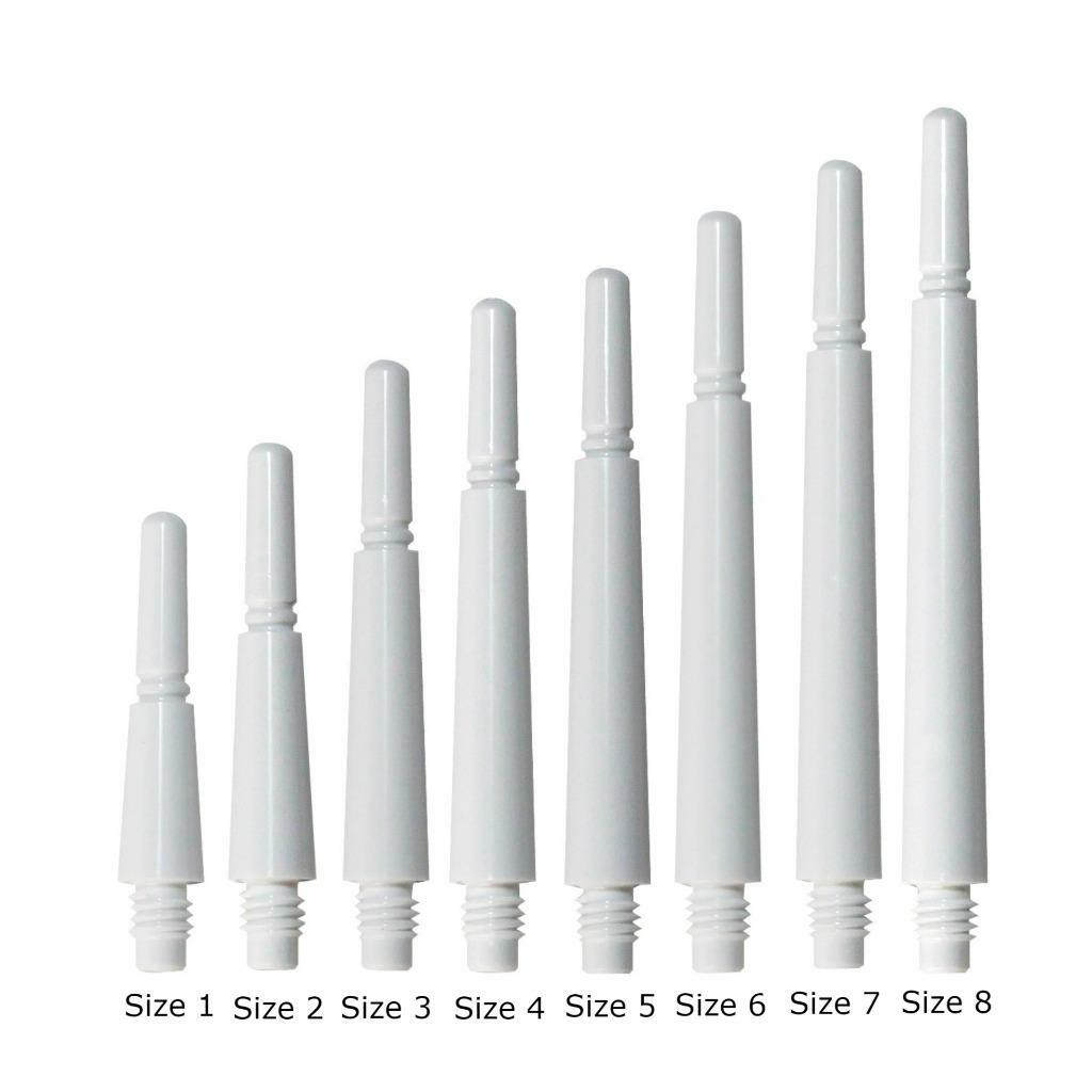 COSMO FIT SHAFT GEAR NORMAL-LOCKED DART SHAFTS - WHITE - SET OF 3