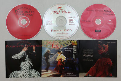 FLAMENCO Music (Lot of 3) CDs Compact Discs  *Assorted Titles*