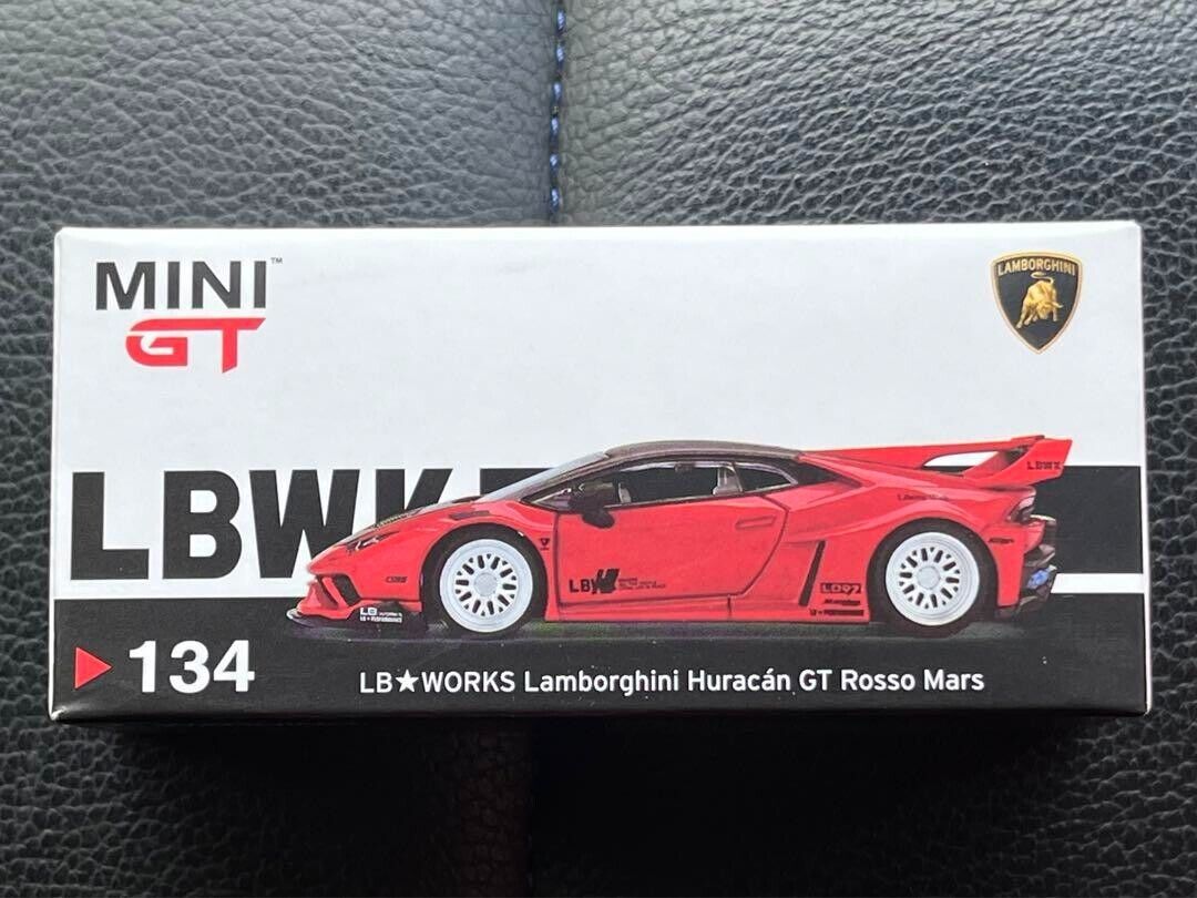 MINI GT 134 Toysrus LB WORKS Lamborghini Huracan GT Rosso MINI GT 134 Toysrus LB WORKS Lamborghini Huracan GT Rosso