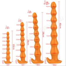 Super-Long-Butt-Plug-Soft-Anal-Pull-Bead-Dildo-Big-Ass-Dilator-Adult-Sex-Toy