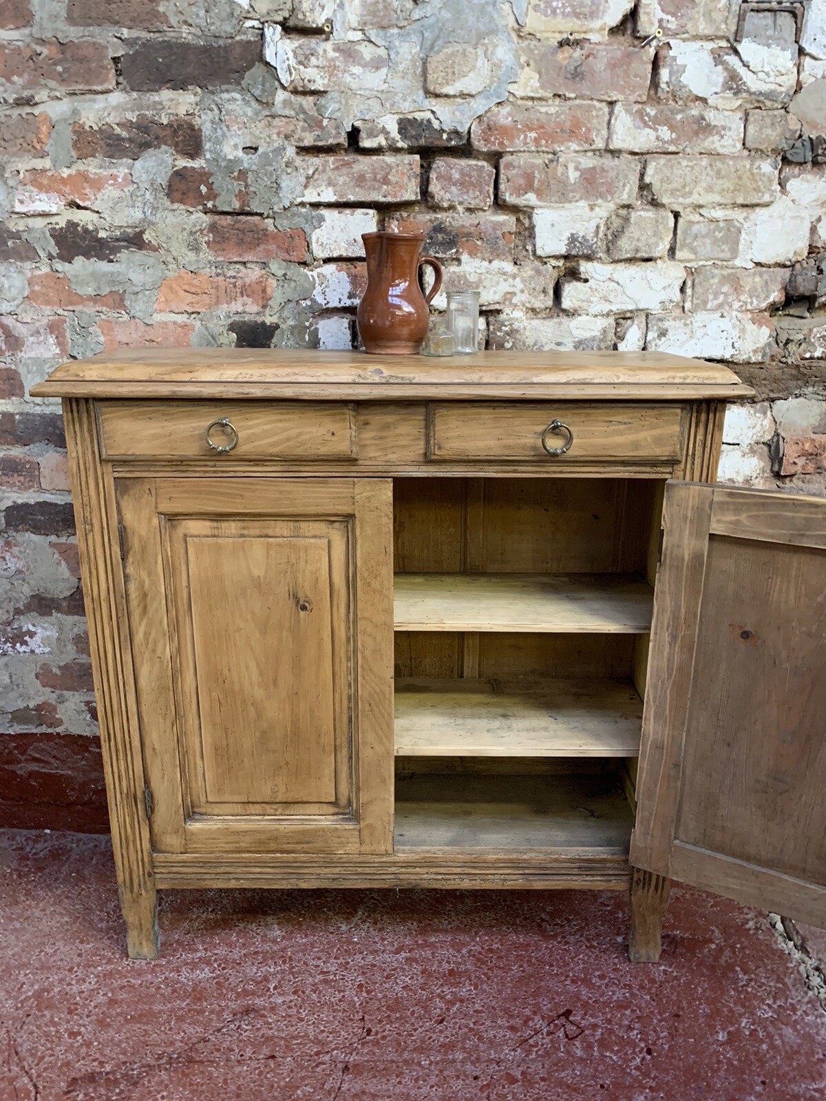 Antique French Pine Cupboard eBay