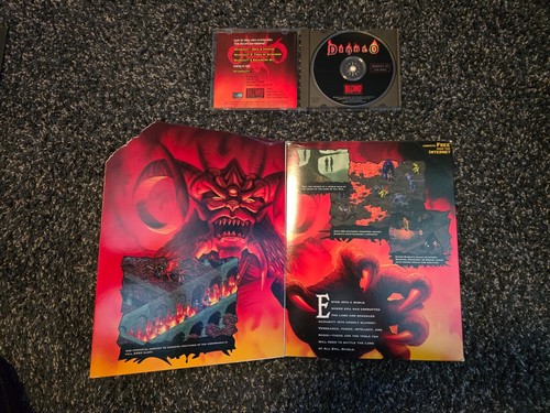 Diablo 1 PC Big Box - 1996 First Print + Hellfire Exp. - Complete, NO GOTY Print - Picture 2 of 10
