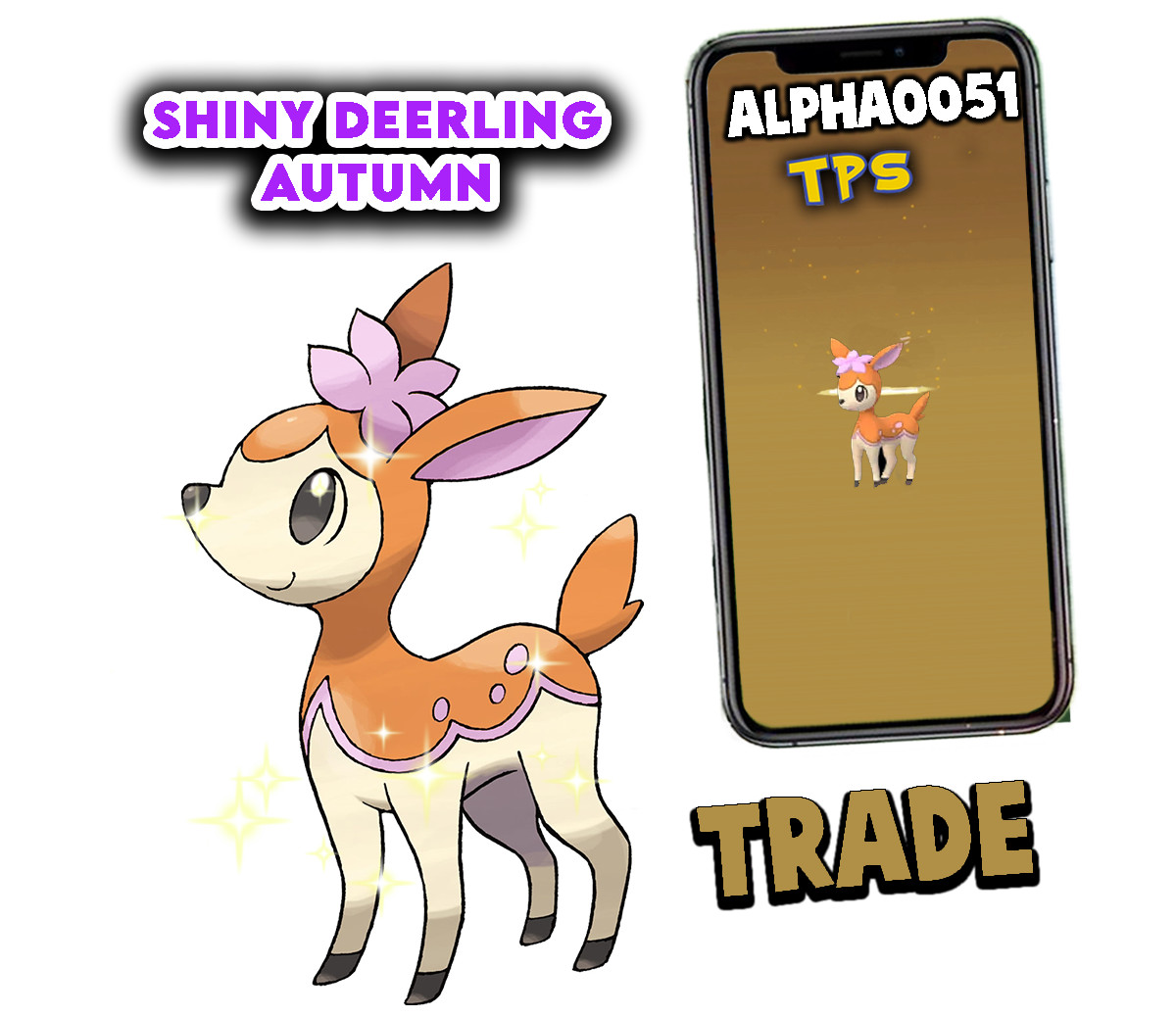 Pokemon Shiny Deerling Autumn Trade Registered or 1M | eBay Pokemon Shiny Deerling Autumn Trade Registered or 1M | eBay