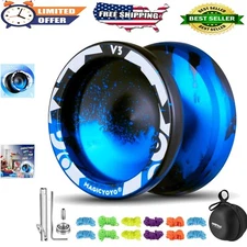 Magic Yoyo for Kids & Adults: Professional Responsive/Unresponsive Metal Design