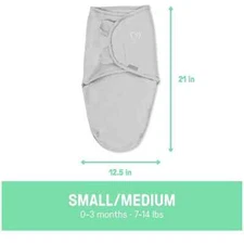 SwaddleMe by Ingenuity Original Swaddle - Size Small/Medium