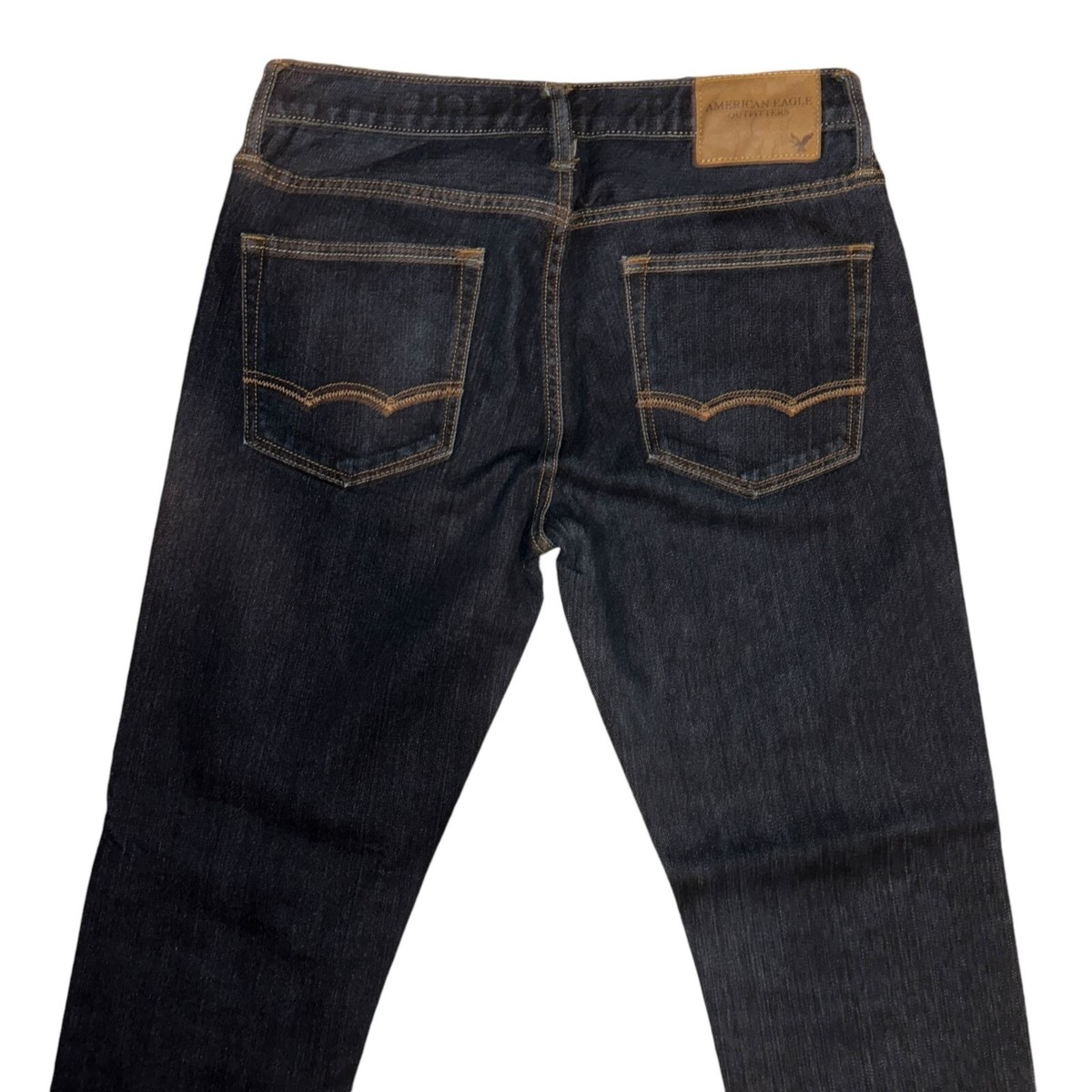 Jean Homme American Eagle Outfitters (AEO) Slim Marron/Dénim - Taille 34/33 - Occasion Excellent État