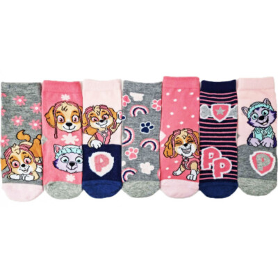 7er Pack Disney Paw Patrol Söckchen Socken Strümpfe Gr. 23 - 34